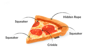 Welpen-Roni-Pizza