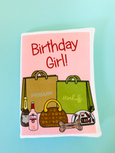 Happy Birthday Girl Card