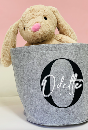 Vilten speelgoedmand - personalized