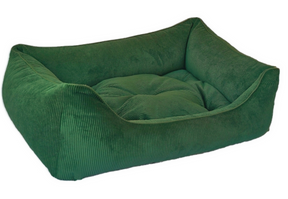 Rib velvet green