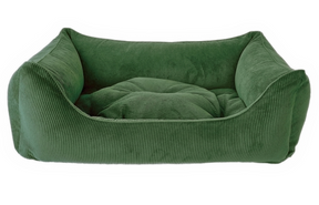 Rib velvet green