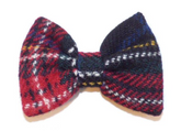 Black Stewart Tartan strik