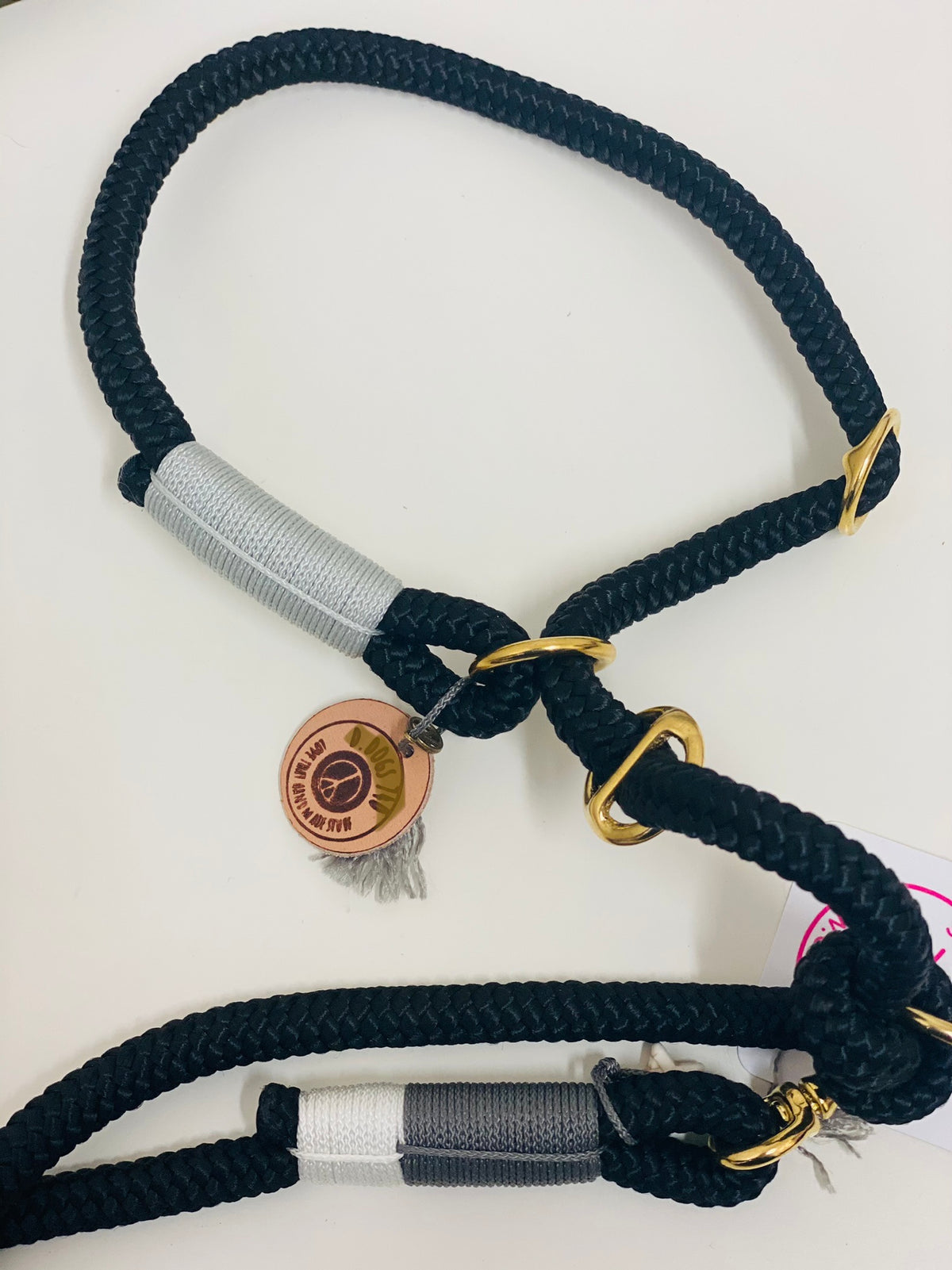Slip Leiband black rope