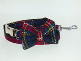 Black Stewart Tartan Leiband